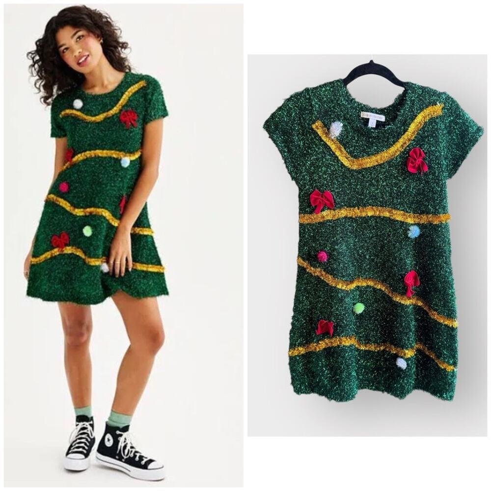 Celebrate Together garland Christmas Tree dress